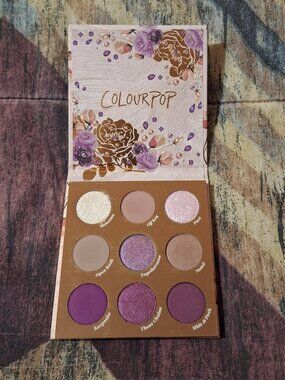 ColourPop “Locket Down” 9-Pan Eyeshadow Palette 💜 Mauve Plum Tones